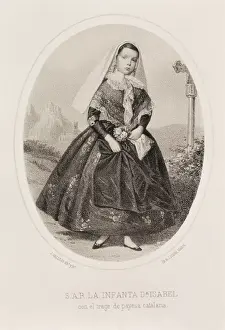 Infanta Prints: Isabella of Borb󮠹Borb󮠨1851-1931). Infanta