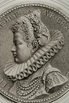 Archduchess Prints: Isabella Clara Eugenia (1566-1633). Infanta of