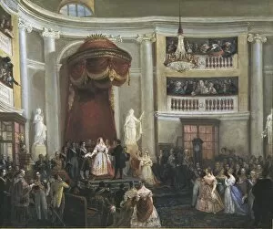 Swearing Collection: Isabella II swearing the Constitution