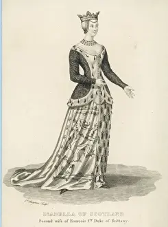 Bretagne Prints: ISABELLA STEWART Duchess of Brittany. She was the daughter of James I of Scotland
