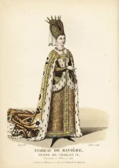 Galerie Prints: Isabelle de Bavaria, wife of King Charles VI