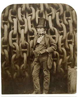 Images Dated 29th July 2015: Isambard Kingdom Brunel with chains