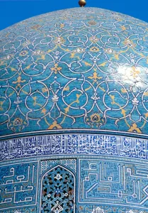 Islamic Art. Safavid period. 17th century. Great Mosque. Det Islamic Art. Safavid period. 17th century. Great Mosque. Det