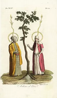 Giarrè Collection: Islamic portrayal of Adam and Eve