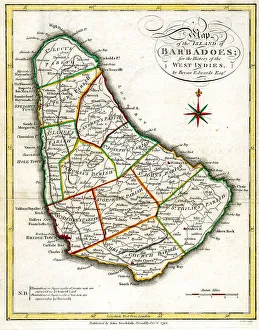 Edwards Prints: Island of Barbados, West Indies