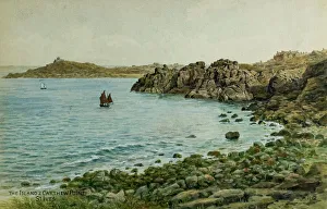 Island and Carthew Point, St Ives, Cornwall