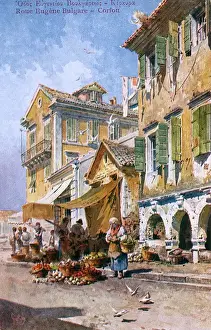 Shutters Prints: Island of Corfu, Greece - Corfu - Eugene Bulgare Street