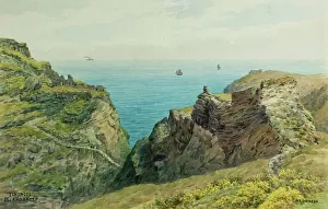 Island and Keep, Tintagel, Cornwall