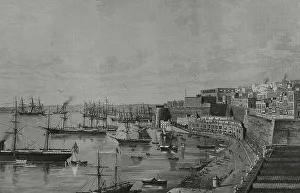 Vela Prints: The Island of Malta. Important military and health station
