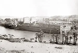 Philae Prints: Island of Philae, Egypt, circa 1880s