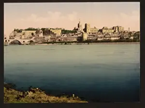 Avignon Prints: From the Isle de Barthalasse, (i. e. Ile de la Barthelasse)