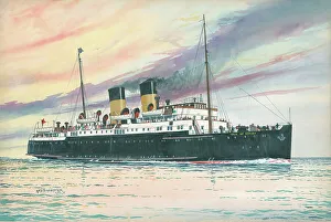 Ferry Prints: Isle of Jersey, Southern Railway