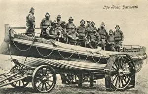 Life Jackets Prints: Isle of Wight - Yarmouth Lifeboat Crew