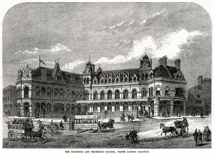 1873 Collection: Islington and Highbury Station 1873