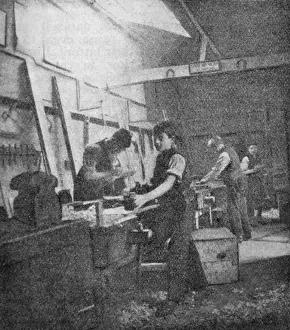 Waifs Prints: Islington Technical Home - Carpenters Shop