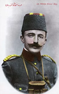 Wars Collection: Ismail Enver Pasha, Turkish leader, WW1