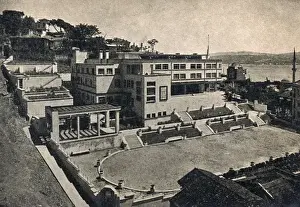 Inonu Prints: Ismet Inonu Primary School at Findikli, Istanbul, Turkey