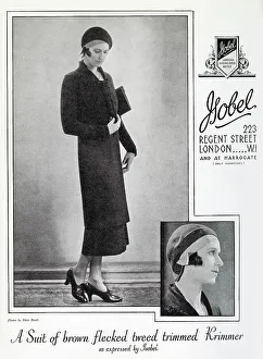 Isobel - tweed suit advertisement