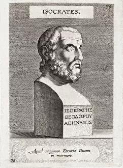 ISOCRATES (436-338 BC). Ancient Greek rhetorician