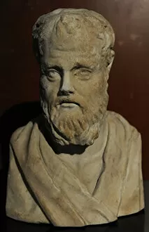 Orator Gallery: Isokrates (436-338 BC). Bust
