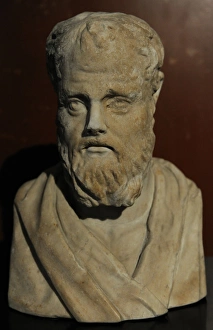 Images Dated 27th February 2013: Isokrates (436-338 BC). Bust