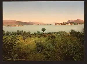 Maggiore Prints: Isola Borrome (i. e. Isole Borromee), Lake Maggiore, Italy