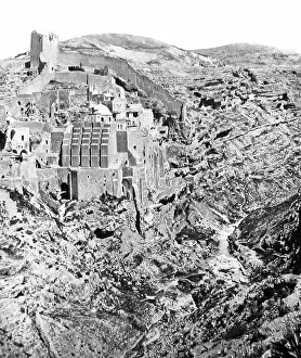 Saba Prints: Israel Convent of Mar Saba pre-1900