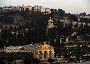 Images Dated 2nd January 2014: Israel. Jerusalem. Church of the All Nations and the Garden