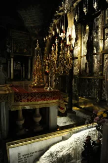 Images Dated 1st January 2014: Israel. Jerusalem. Church of the Holy Sepulchre. Golgotha al
