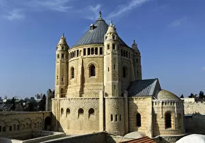 Images Dated 5th January 2014: Israel. Jerusalem. Dormition Abbey. Architect Theodor Sandel