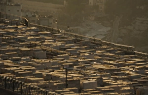 Images Dated 5th January 2014: Israel. Jerusalem. Mount of Olives. Jewish Cemetery