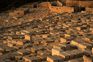 Images Dated 5th January 2014: Israel. Jerusalem. Mount of Olives. Jewish Cemetery