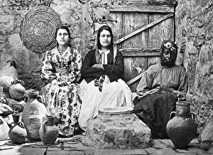 Pre 1900 Prints: Israel Jerusalem Women pre-1900