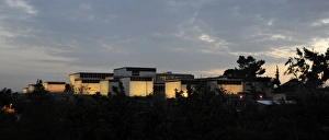 Images Dated 4th January 2014: Israel Museum. Jerusalem. Exterior. Night view