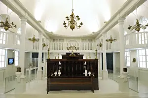 Israel Museum. Jerusalem. Room dedicated to Hebrew synagogue