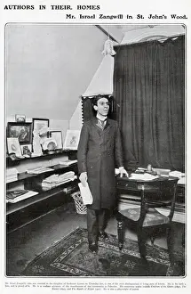 Jan21 Prints: Israel Zangwill (1864 - 1926), English playwright and novelist