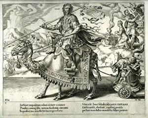 1564 Prints: Issac Riding On A Camel