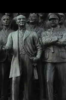 Istanbul. Republic Monument, 1928 by Italian sculptor Pietro