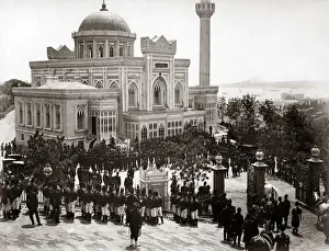 Istanbul - Selamik Ceremony, Sultan travels to Friday prayer