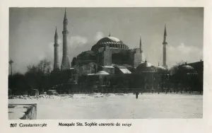 Anthemius Gallery: Istanbul, Turkey - Ayasofya in the snow