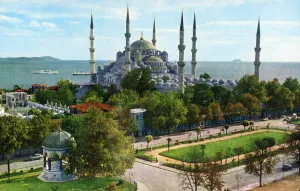 1616 Prints: Istanbul, Turkey - The Blue Mosque and Hippodrome