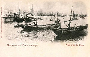 Galata Collection: Istanbul, Turkey - Boats in Istanbul Harbour