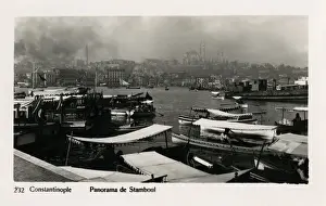 Istanbul, Turkey - Caiques on the Golden Horn