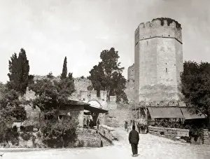 Yedikule Prints: Istanbul, Turkey - Fortress of the Seven Towers or Yedikule