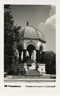 Istanbul, Turkey - Fountain of Kaiser Wilhelm II