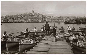 Constantinople Gallery: Istanbul, Turkey - Galata Ferryboats - Golden Horn