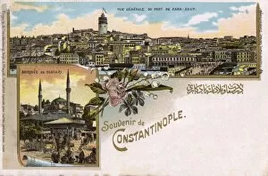Galata Collection: Istanbul, Turkey - Galata Tower and Bridge from Eminonu