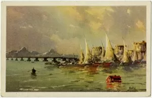 Galata Collection: Istanbul, Turkey - Golden Horn from the Bosphorus