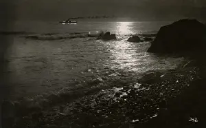 Marmara Prints: Istanbul, Turkey - Moonlight on the Sea of Marmara