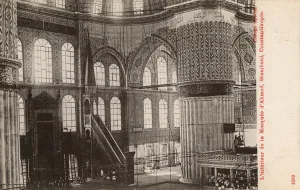 Minbar Prints: Istanbul, Turkey - Mosque of Sultan Ahmet I (interior)